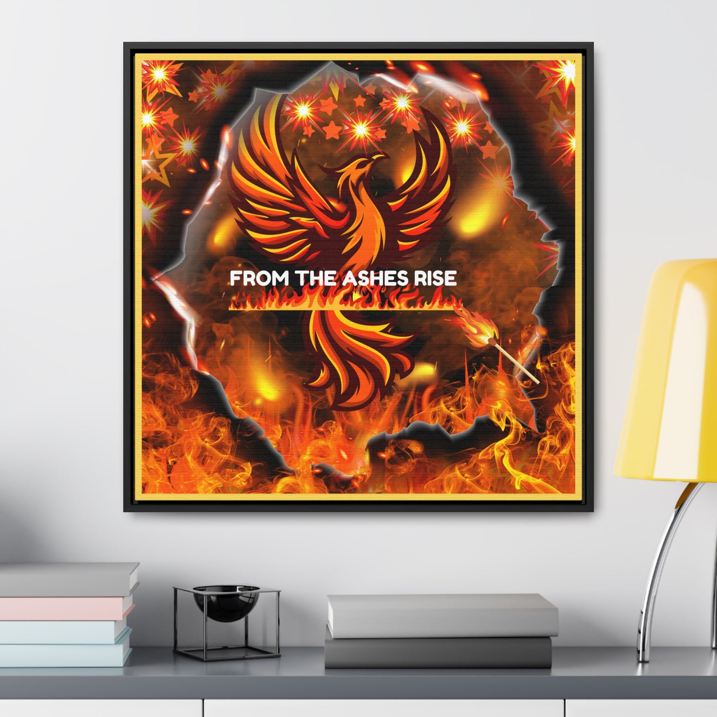 From The Ashes Rise Canvas Wall Art