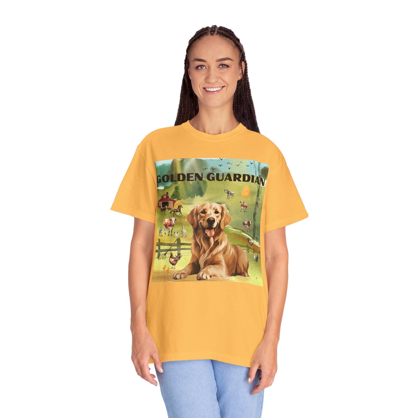 Golden Guardian Unisex Garment-Dyed T-shirt