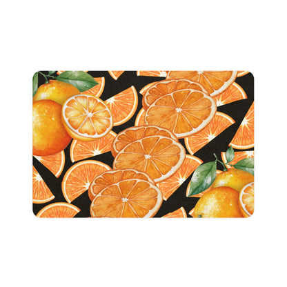 Pet Food Mat (12x18) Oranges