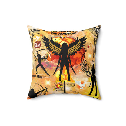 From The South Side Of The Kingdom Spun Polyester Square Pillow