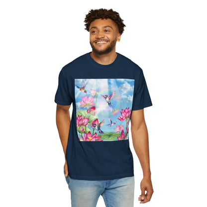 Sipping On Sunshine Unisex Garment-Dyed T-shirt