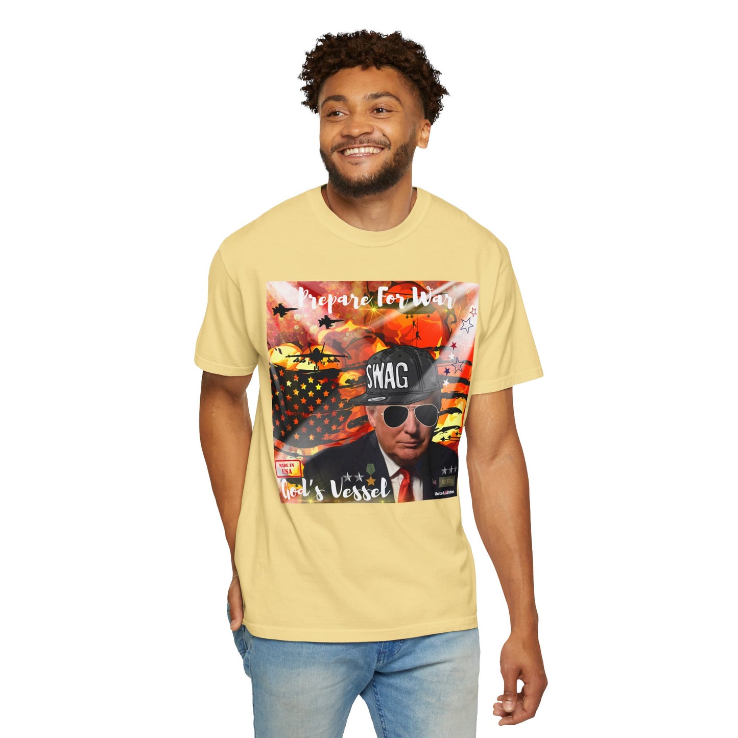 God's Vessel Unisex Garment-Dyed T-shirt