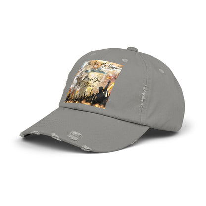 I Will Praise You Unisex Distressed Cap