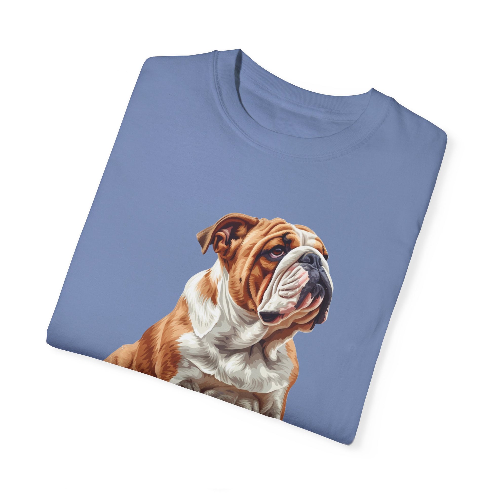 Bulldog Mom Unisex Garment-Dyed T-shirt