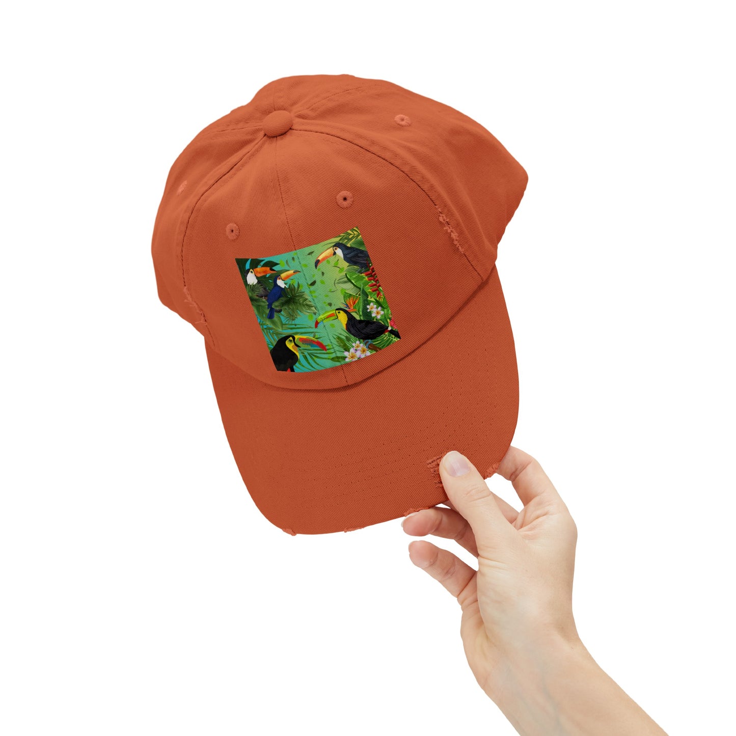 Toucans Unisex Distressed Cap