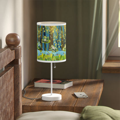 Frogs And Fireflies Lamp on a Stand, US|CA plug