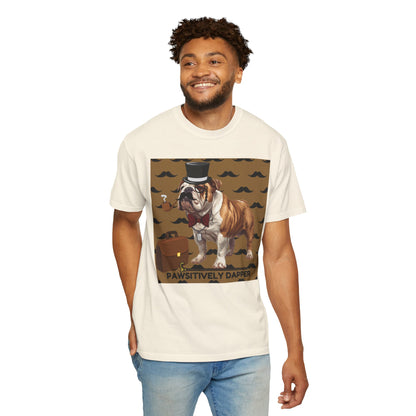 Pawsitively Dapper Unisex Garment-Dyed T-shirt