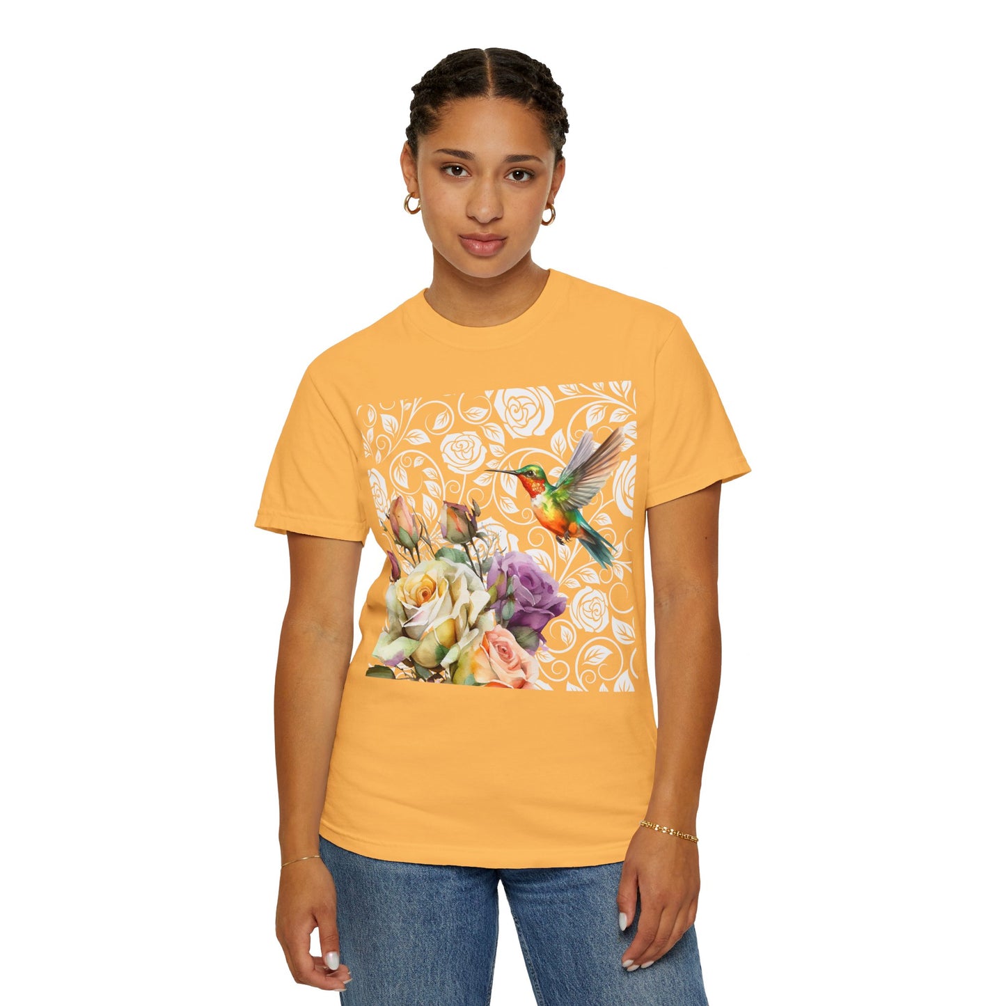 Hummingbird 2 Unisex Garment-Dyed T-shirt
