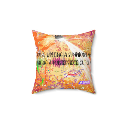 Symphony Spun Polyester Square Pillow