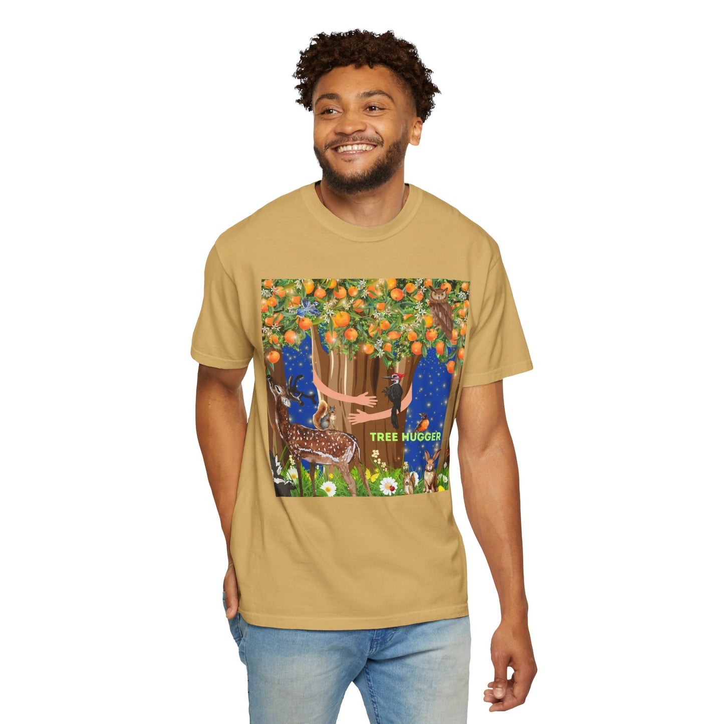 Tree Hugger Unisex Garment-Dyed T-shirt