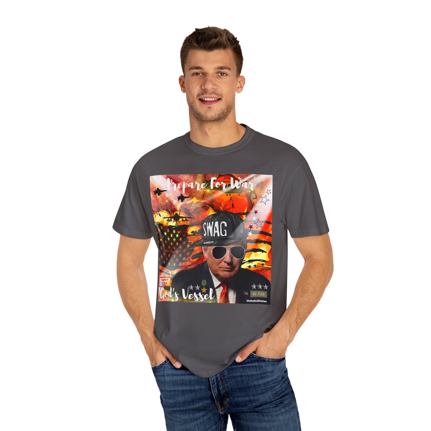 God's Vessel Unisex Garment-Dyed T-shirt