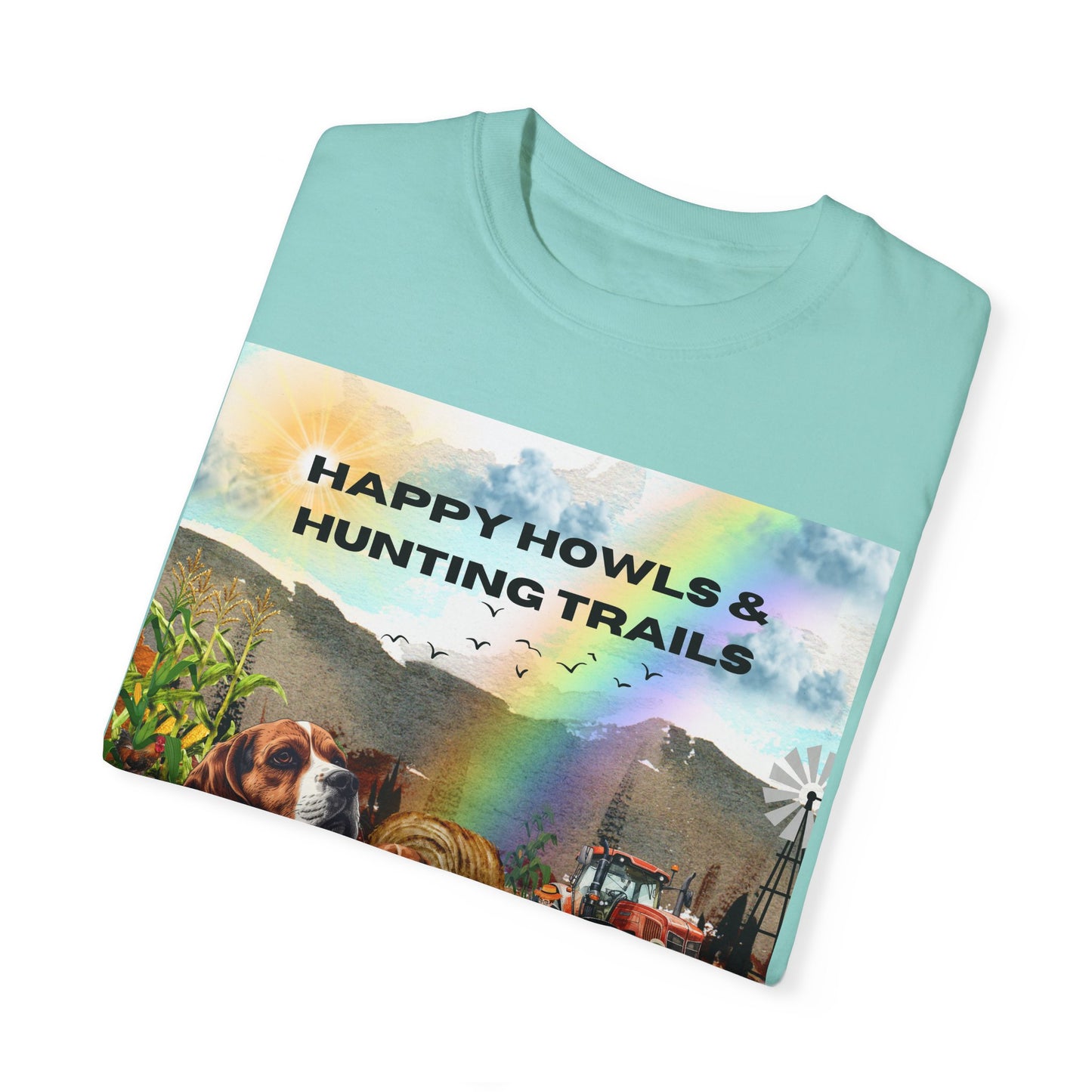 Happy Howls Unisex Garment-Dyed T-shirt