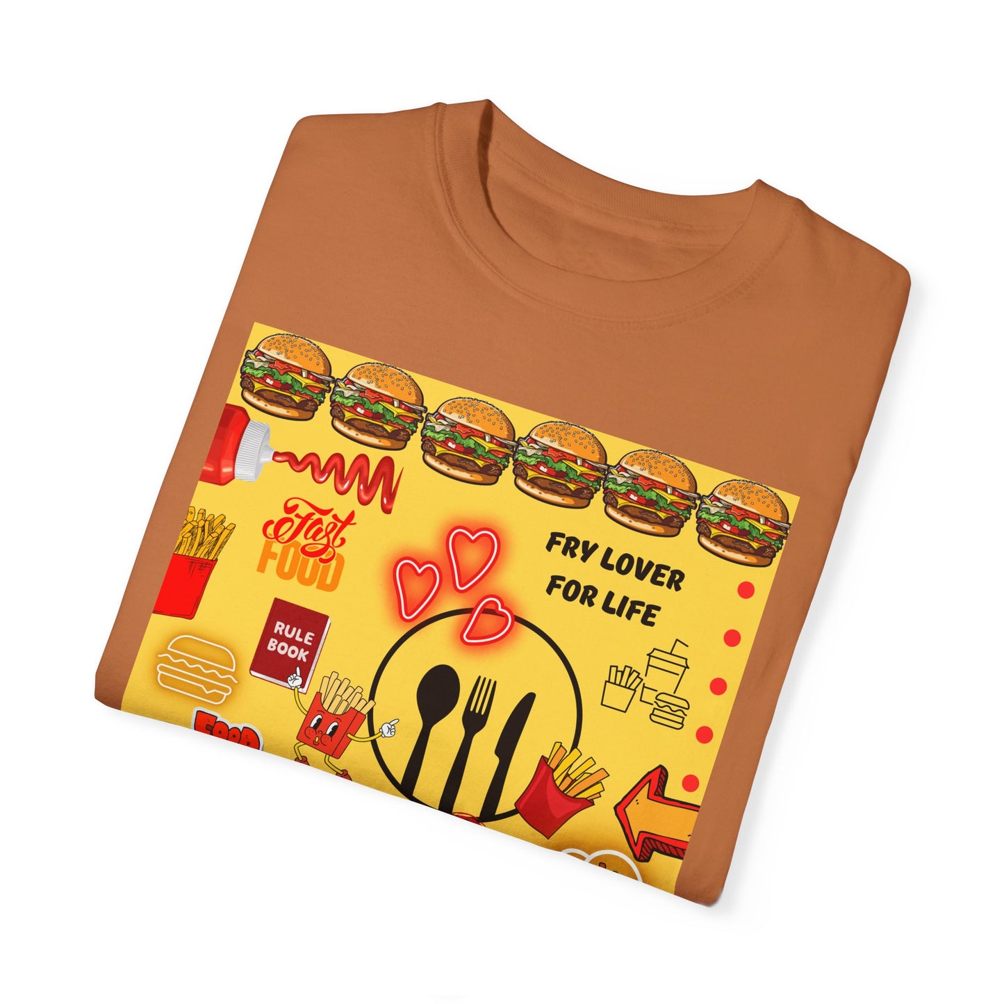Eat The Fries Unisex Garment-Dyed T-shirt