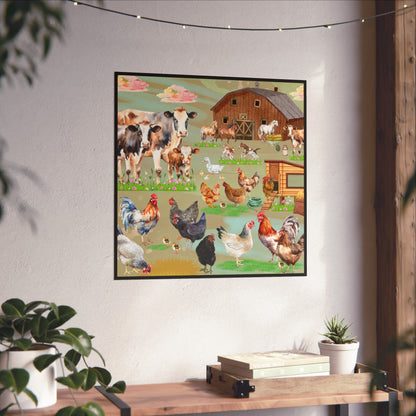 Springtime At The Barnyard Fine Art Posters