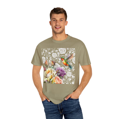 Hummingbird 2 Unisex Garment-Dyed T-shirt