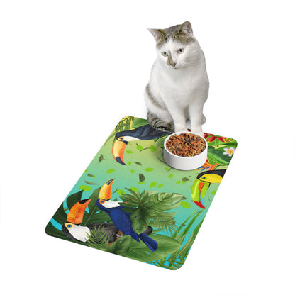 Pet Food Mat (12x18) Toucans