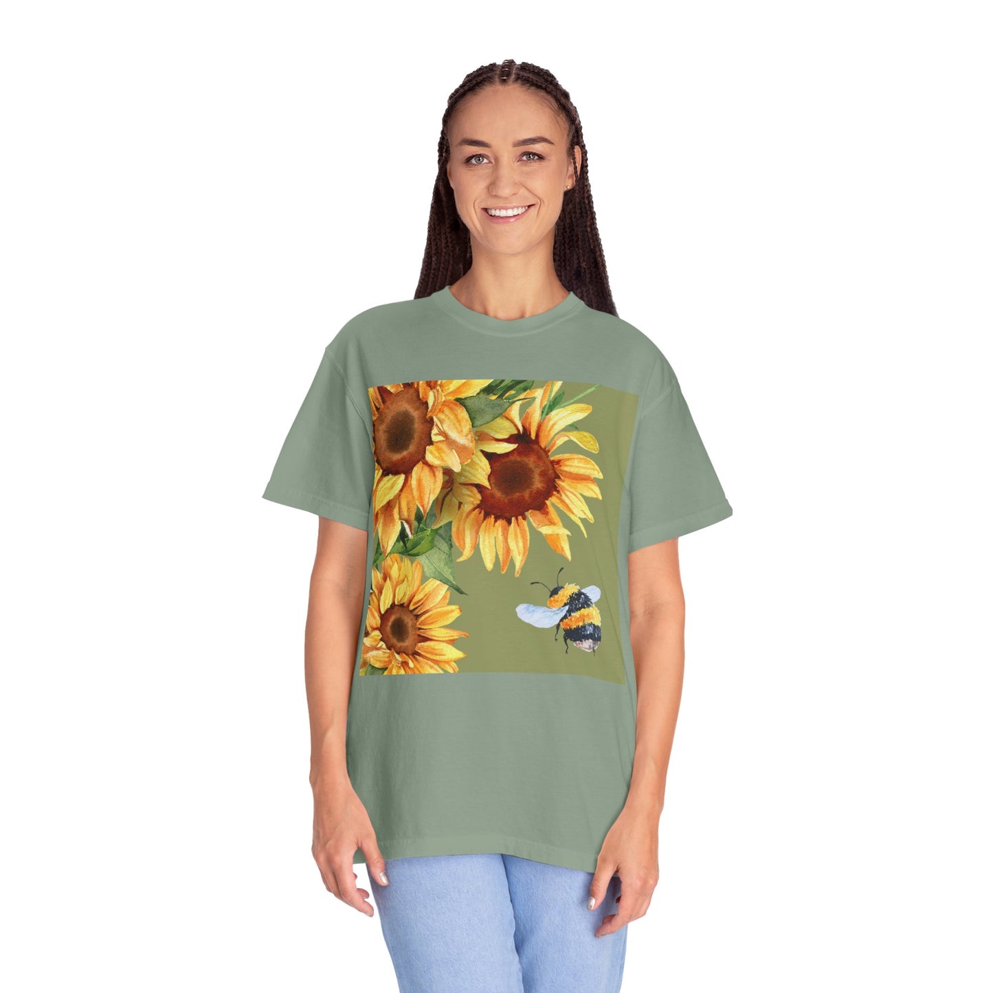 Bee 3 Unisex Garment-Dyed T-shirt