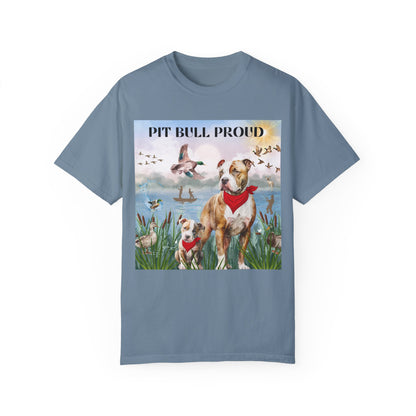 Pit Bull Proud Unisex Garment-Dyed T-shirt