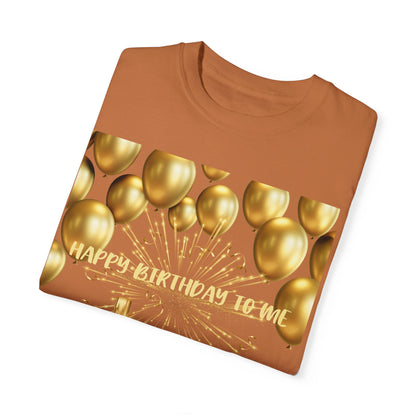 Happy Birthday 100 Unisex Garment-Dyed T-shirt
