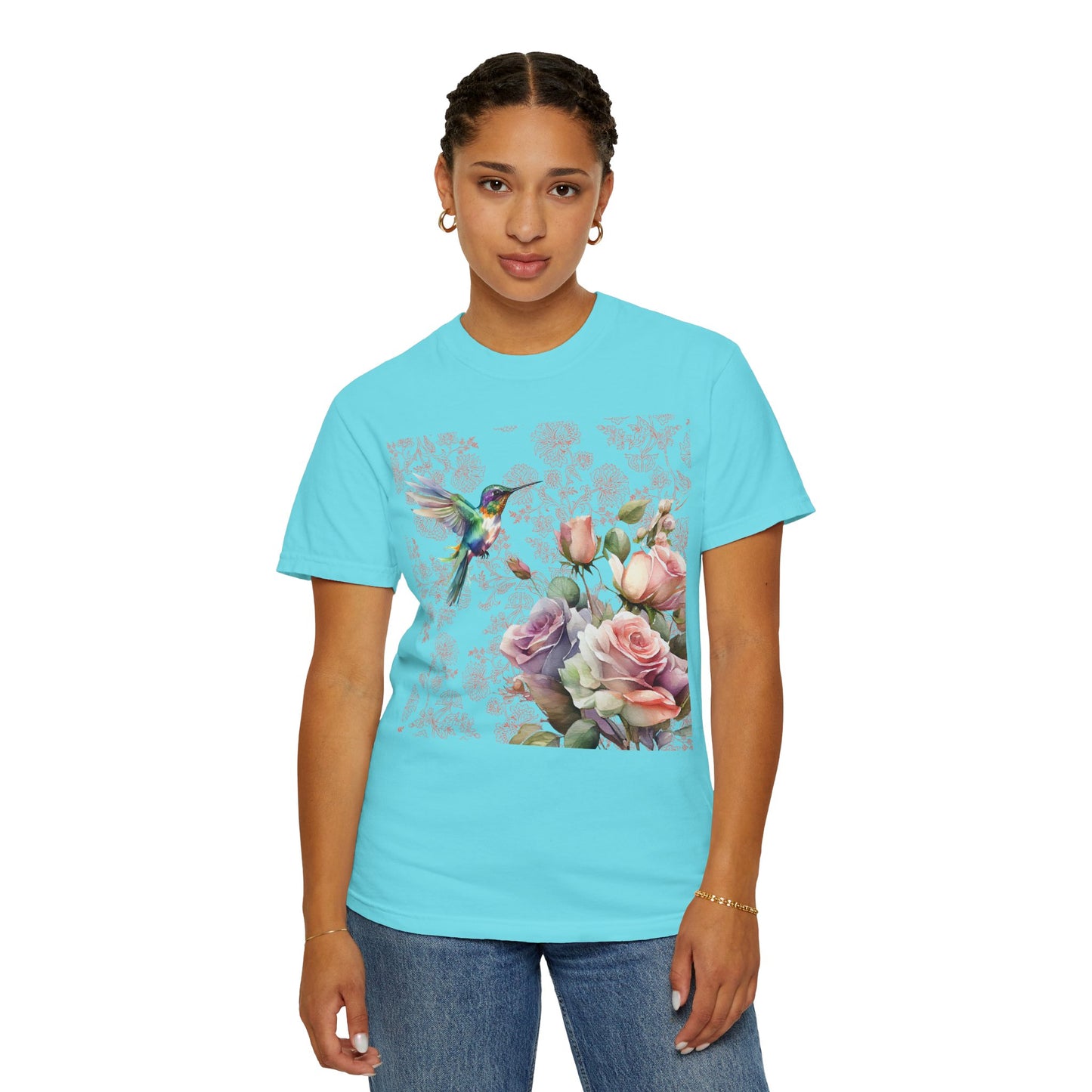 Hummingbird 1 Unisex Garment-Dyed T-shirt