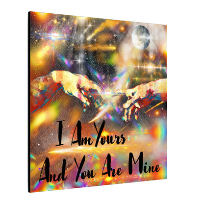 I Am Yours - Romantic Wall Art, Canvas Print, Inspirational Home Decor, Perfect Gift for Couples, Love Art, Anniversary Decoration