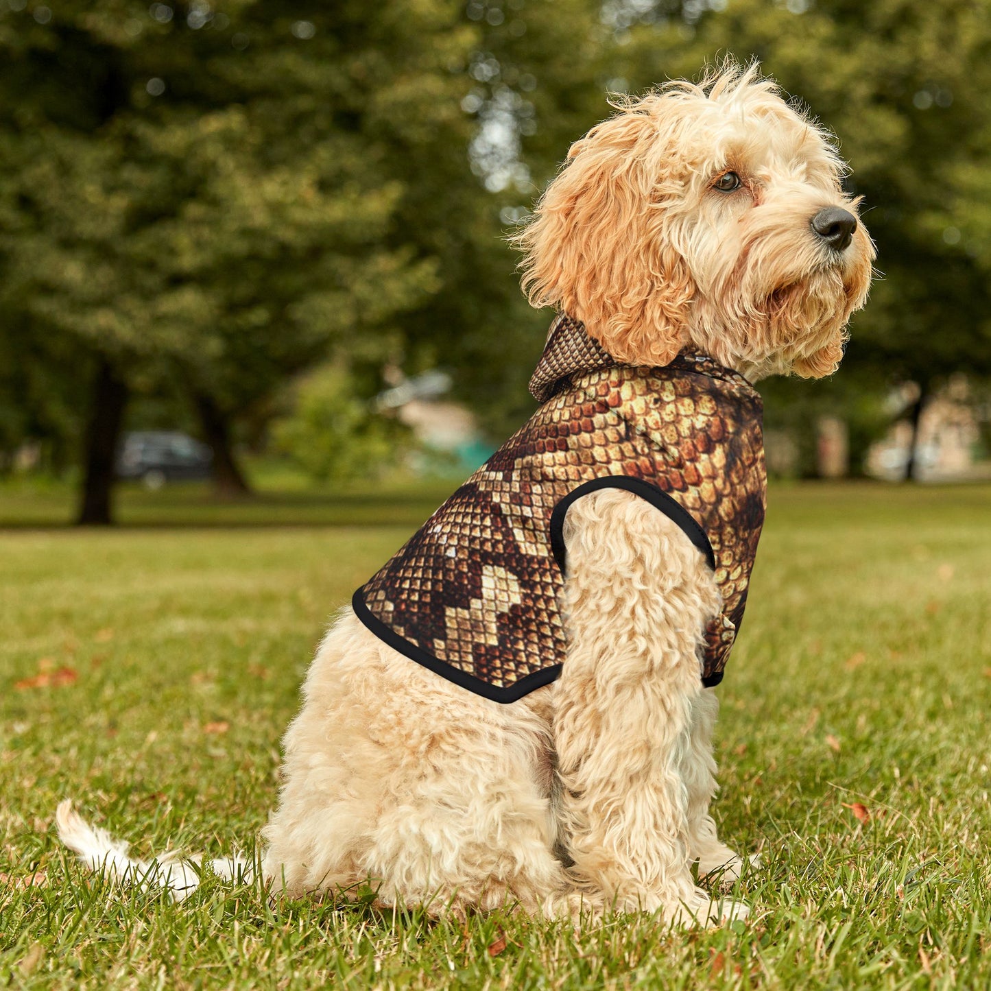 Pet Hoodie Python Brown