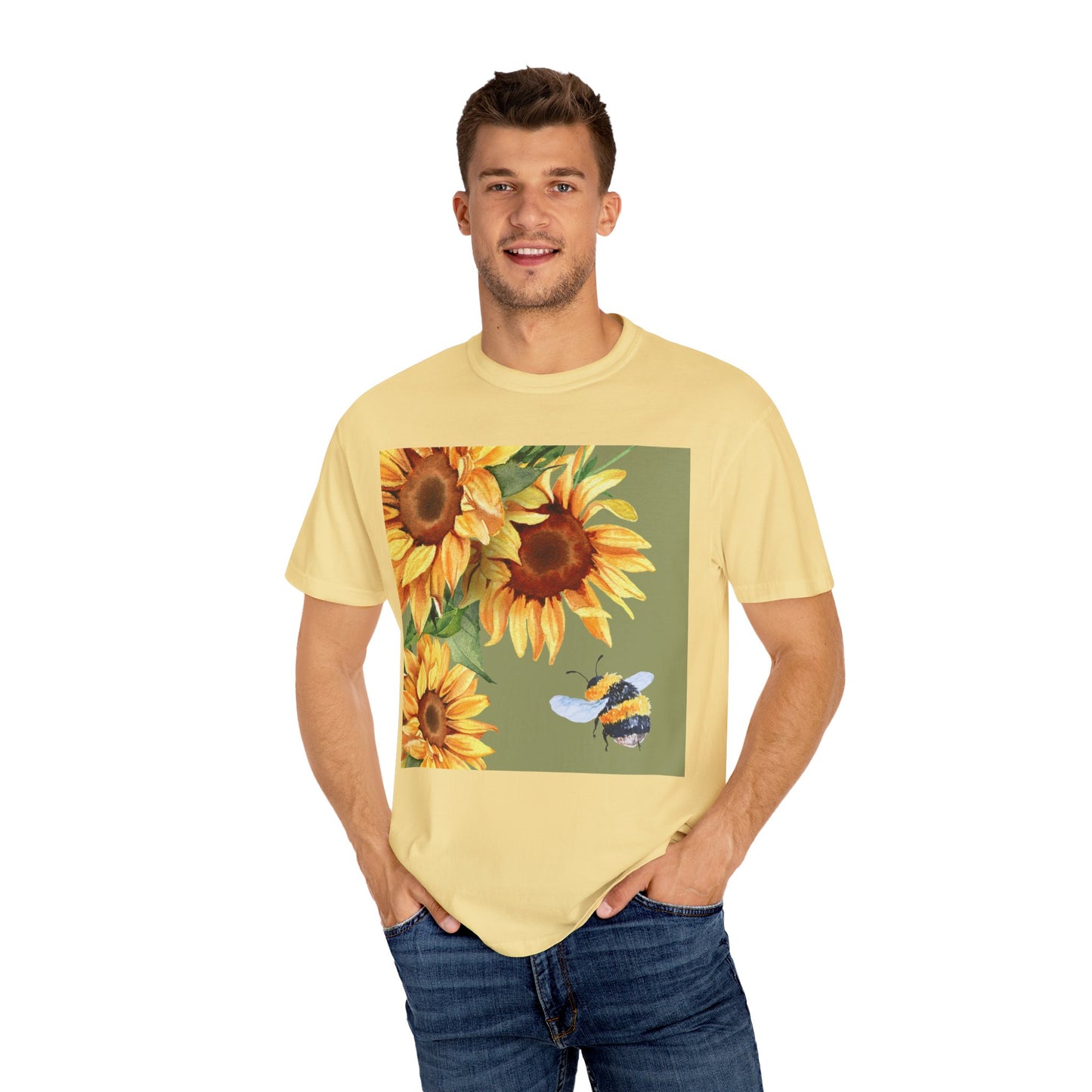 Bee 3 Unisex Garment-Dyed T-shirt