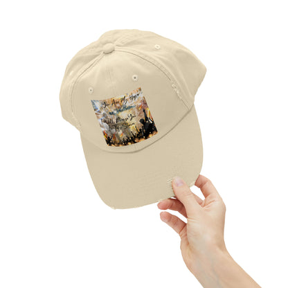 I Will Praise You Unisex Distressed Cap