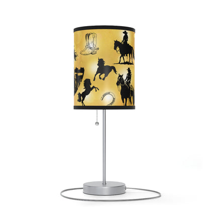 Cowgirl Country Lamp on a Stand, US|CA plug