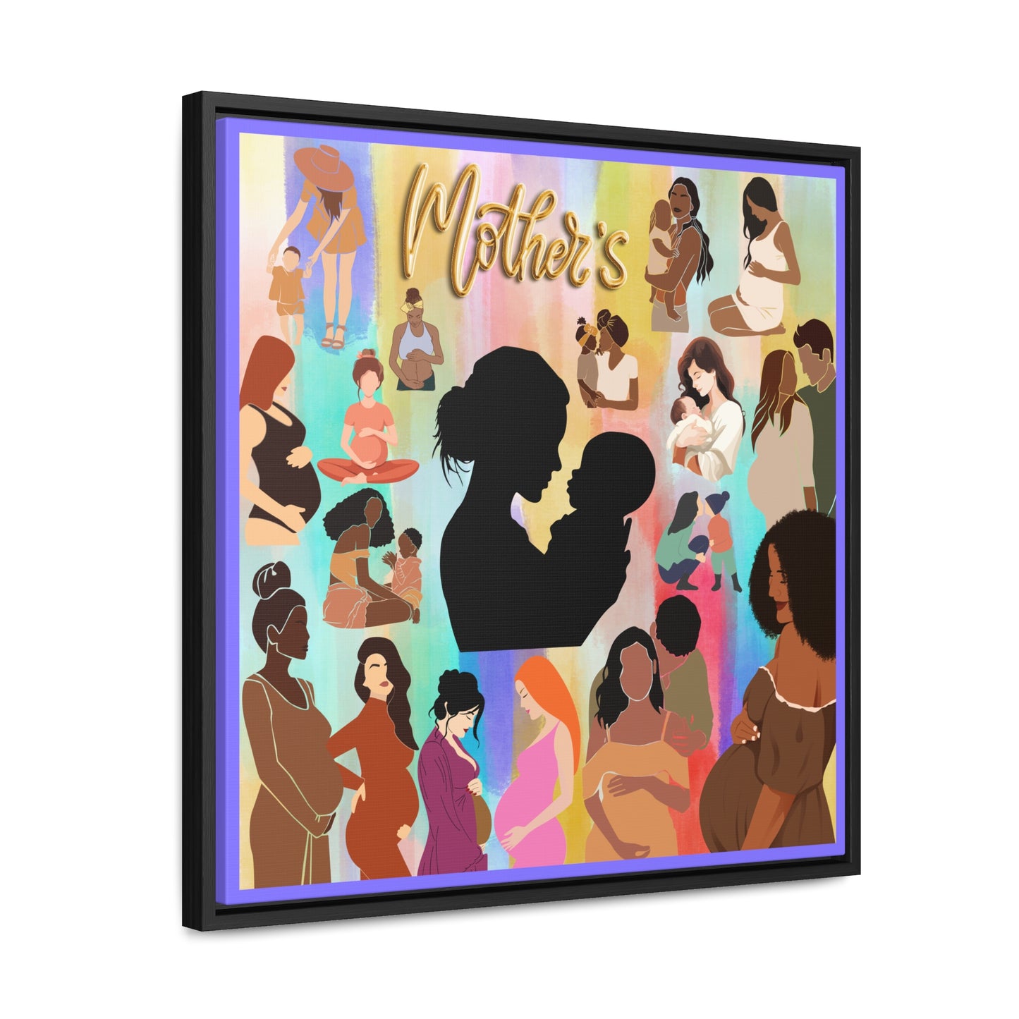 Mothers Gallery Canvas Wraps, Square Frame