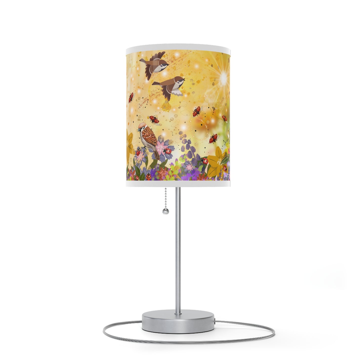 Ladybug Garden Lamp on a Stand, US|CA plug