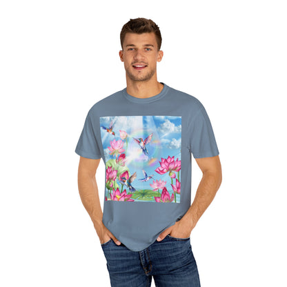 Sipping On Sunshine Unisex Garment-Dyed T-shirt