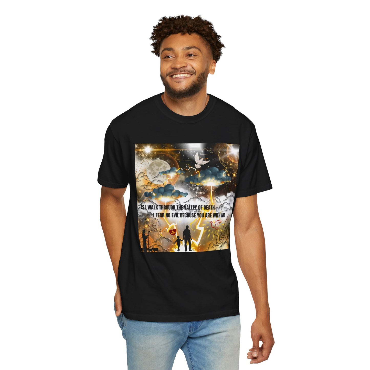 I Fear No Evil Unisex Garment-Dyed T-shirt