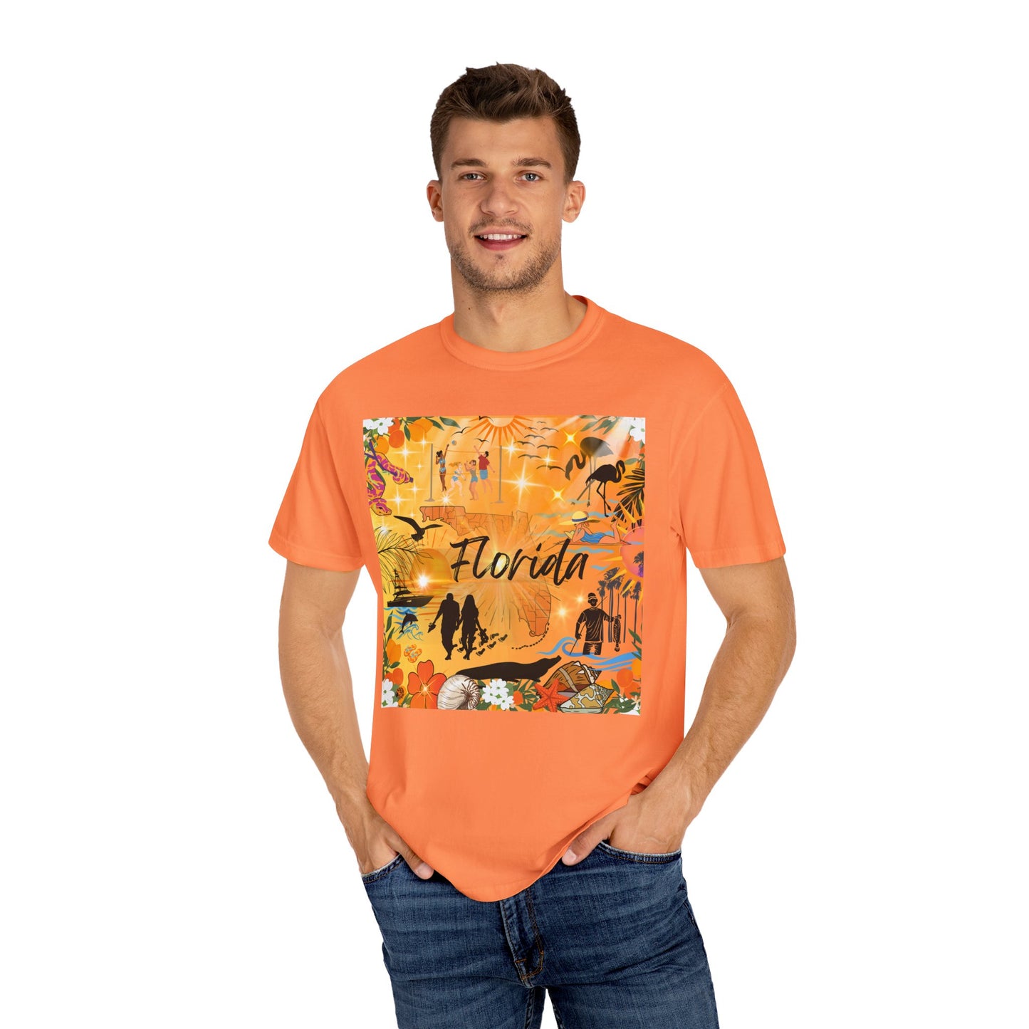 Florida Unisex Garment-Dyed T-shirt