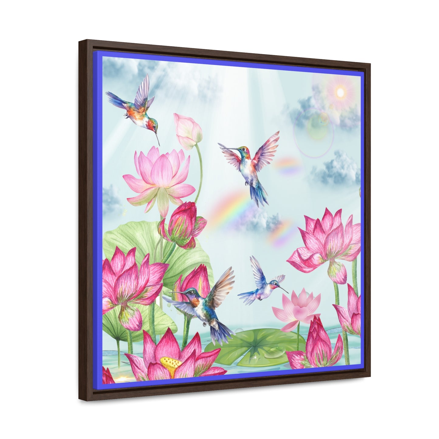 Sipping On Sunshine Gallery Canvas Wraps, Square Frame