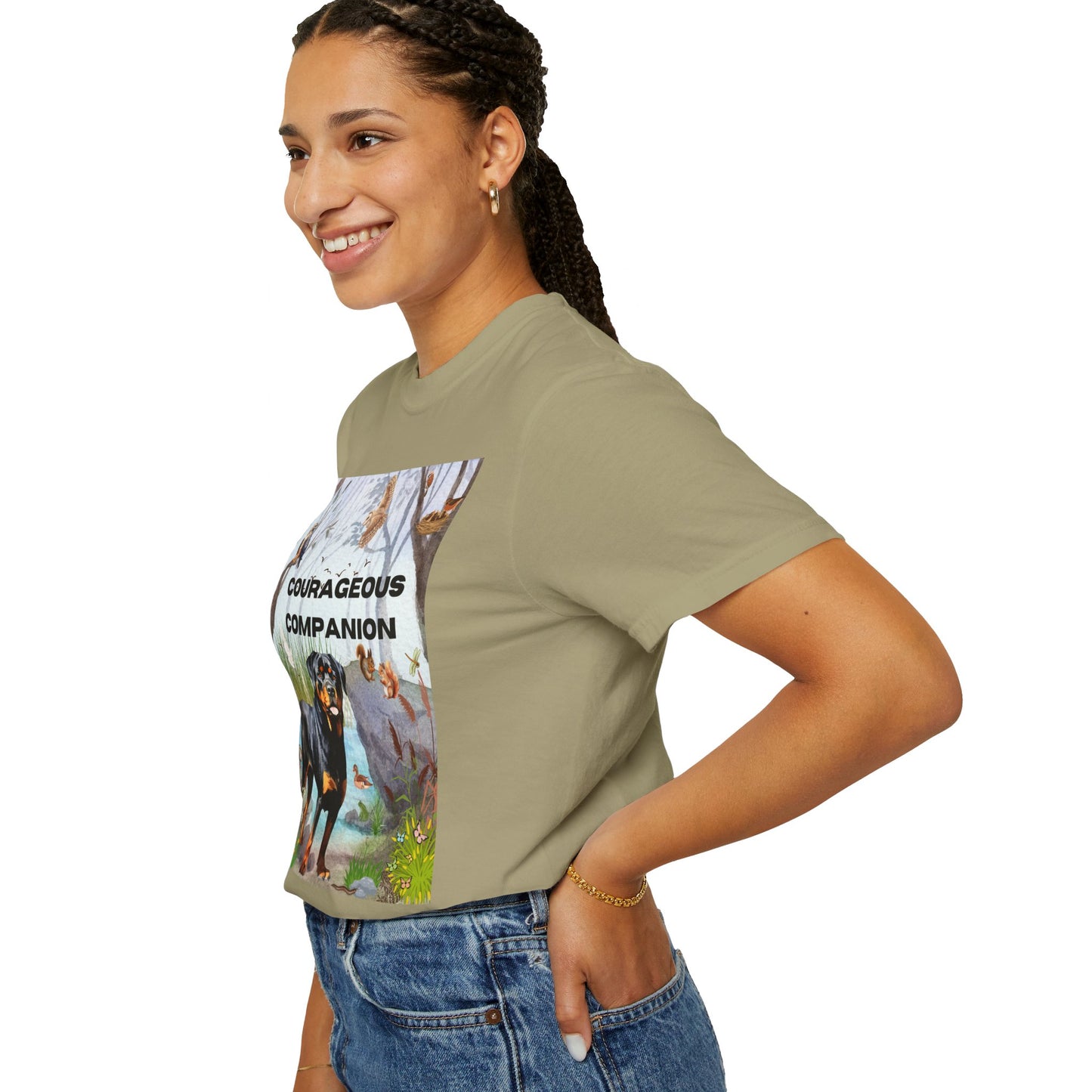 Courageous Companion Unisex Garment-Dyed T-shirt