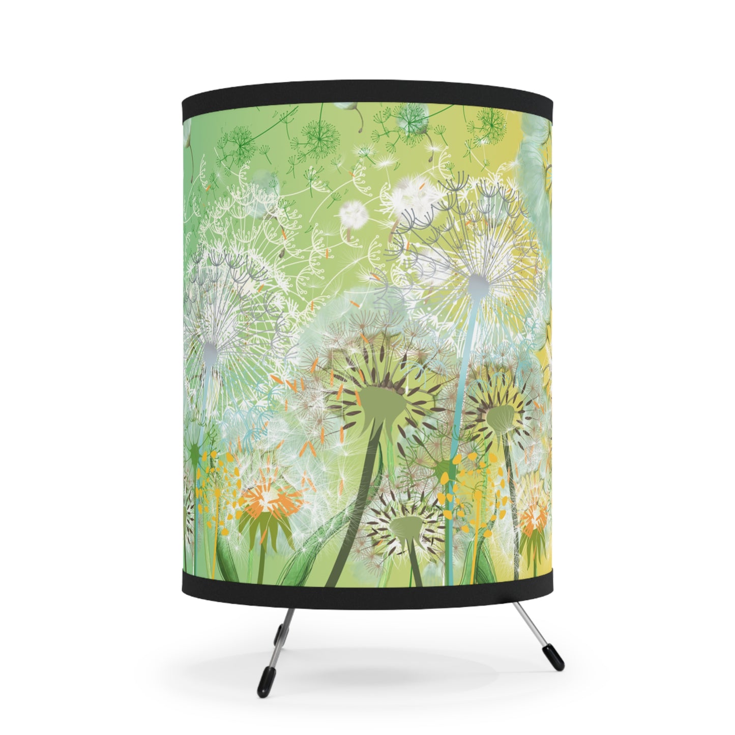 Weed Or Wish Tripod Lamp with High-Res Printed Shade, US\CA plug