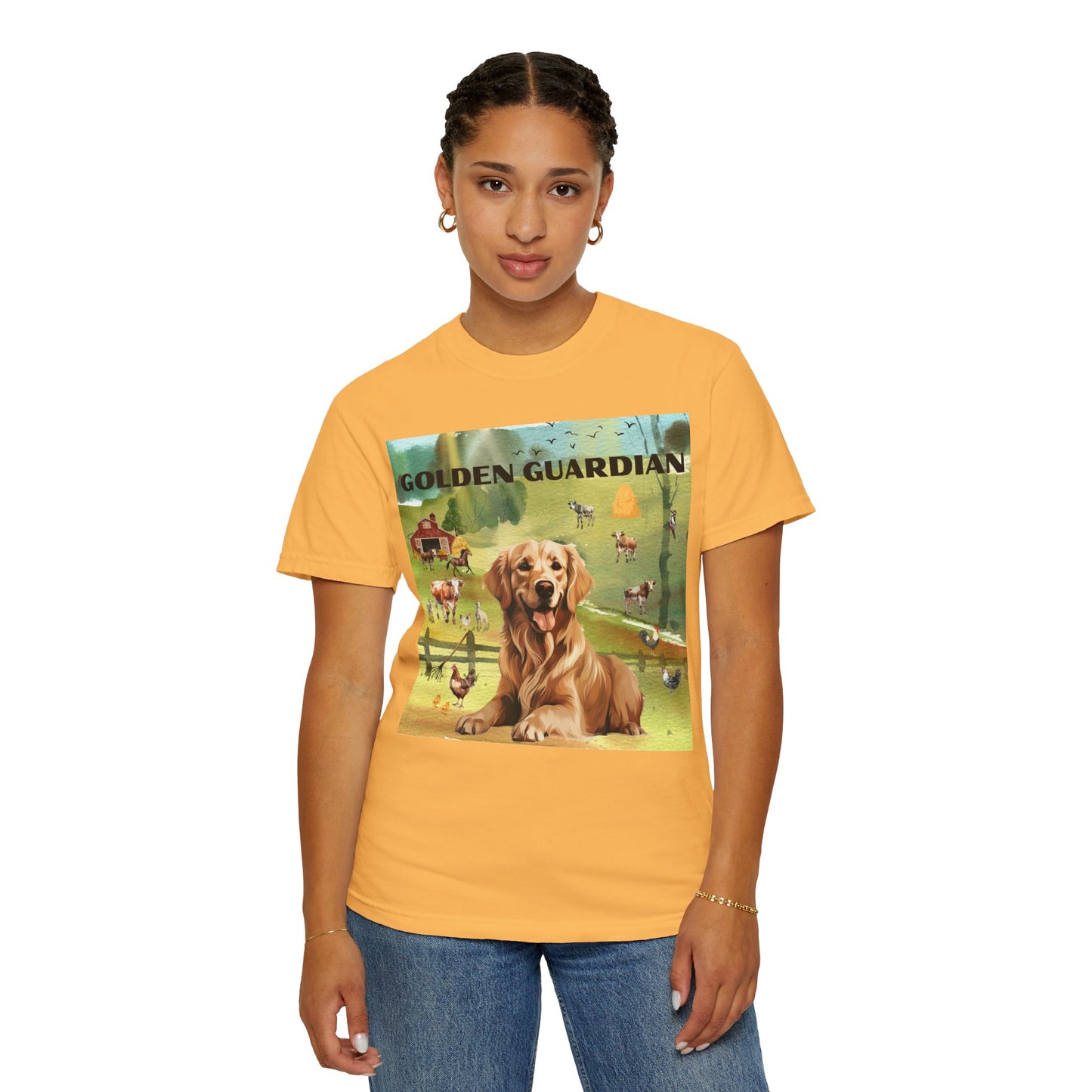 Golden Guardian Unisex Garment-Dyed T-shirt