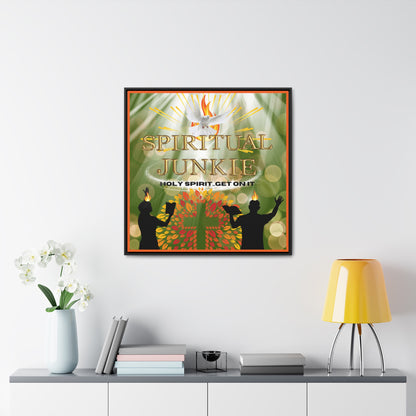 Spiritual Junkie Gallery Canvas Wraps, Square Frame