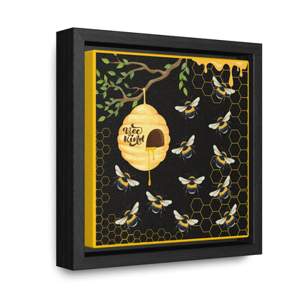 Bee Kind Gallery Canvas Wraps, Square Frame