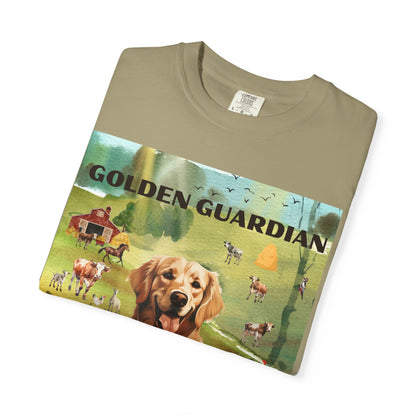 Golden Guardian Unisex Garment-Dyed T-shirt