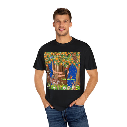 Tree Hugger Unisex Garment-Dyed T-shirt