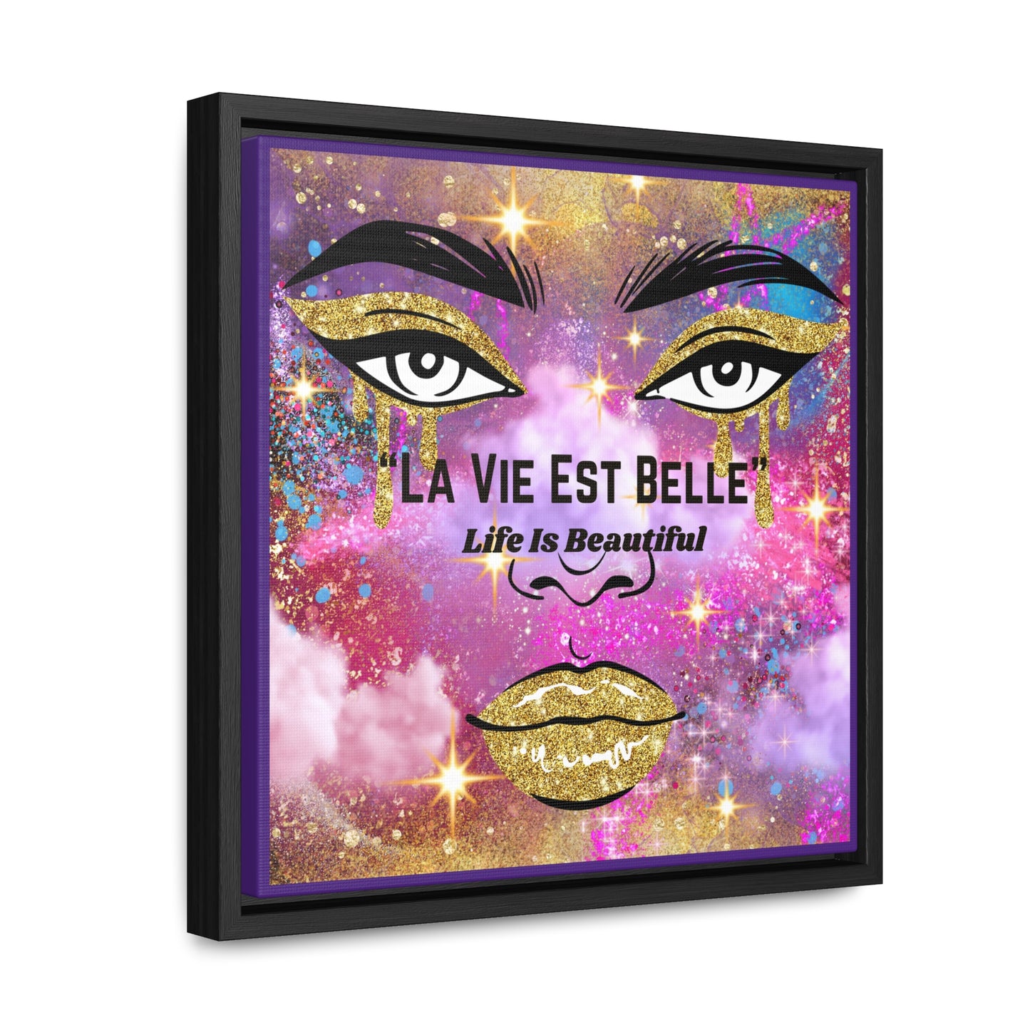 Life Is Beautiful French Canvas Wall Art