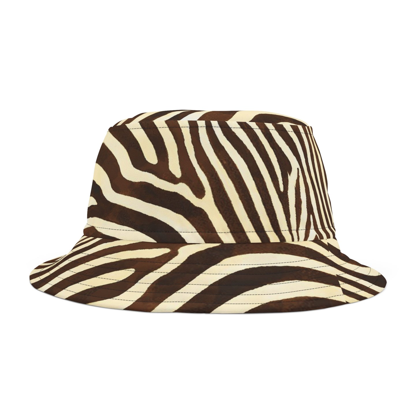 Bucket Hat (AOP) Zebra Brown