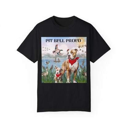 Pit Bull Proud Unisex Garment-Dyed T-shirt