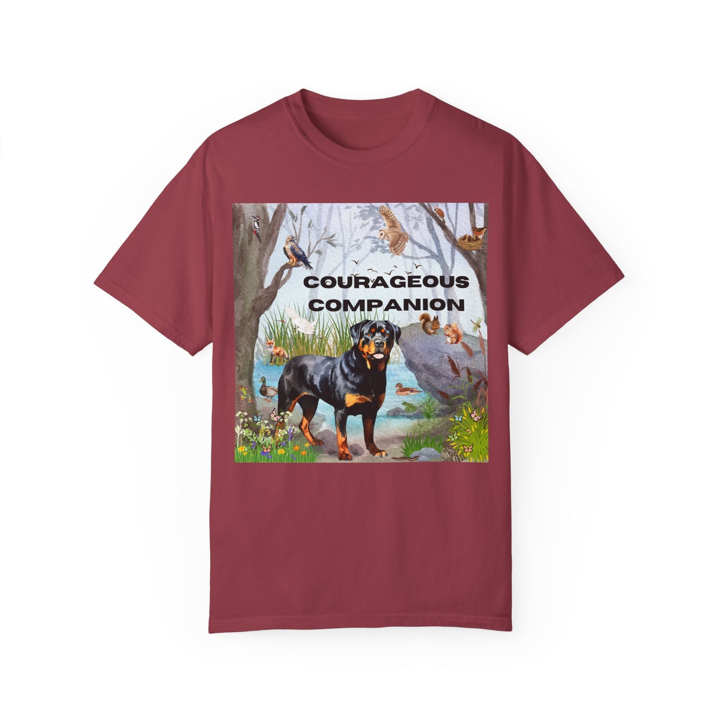 Courageous Companion Unisex Garment-Dyed T-shirt