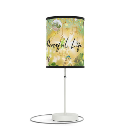 Peaceful Life Lamp on a Stand, US|CA plug