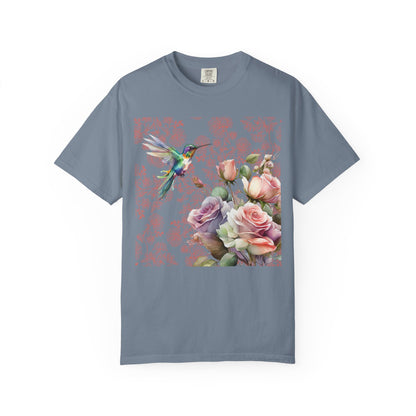 Hummingbird 1 Unisex Garment-Dyed T-shirt