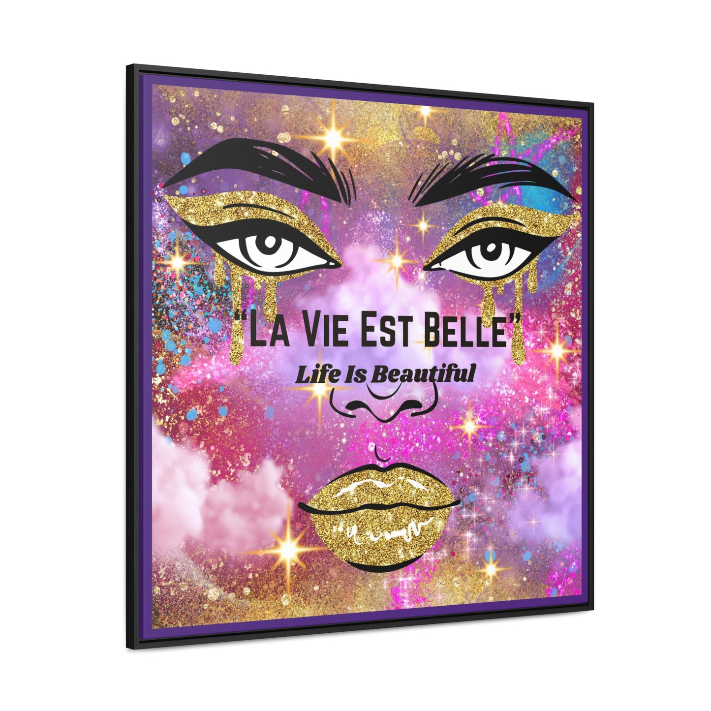 Life Is Beautiful French Canvas Wall Art