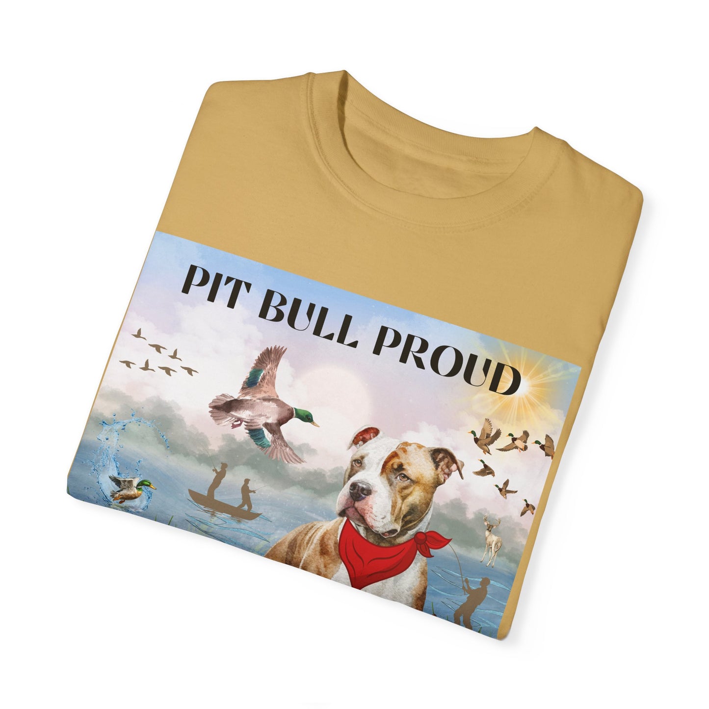 Pit Bull Proud Unisex Garment-Dyed T-shirt